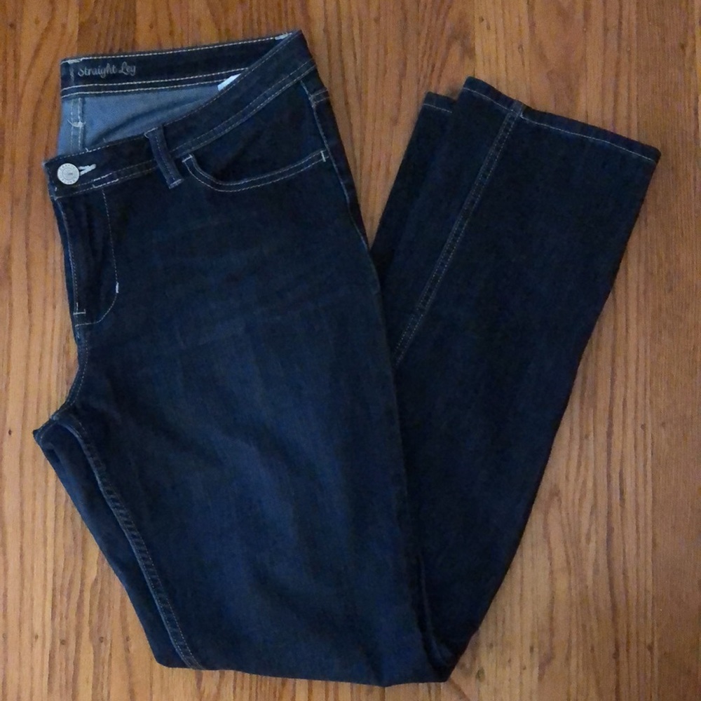 Lee straight leg jeans, size 14 long